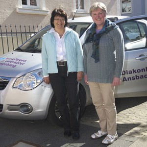 Susanne Melchior (links) und Schwester Inge Braun (rechts)